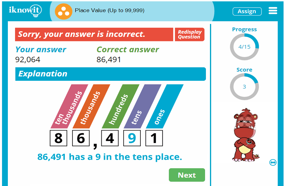 3rd Grade Place Value Practice up to 99,999 Activity