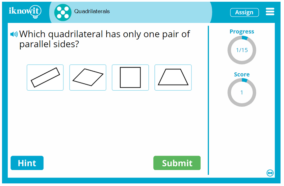 Fifth Grade Geometry Quadrilateral Four Sides and Corners Activity