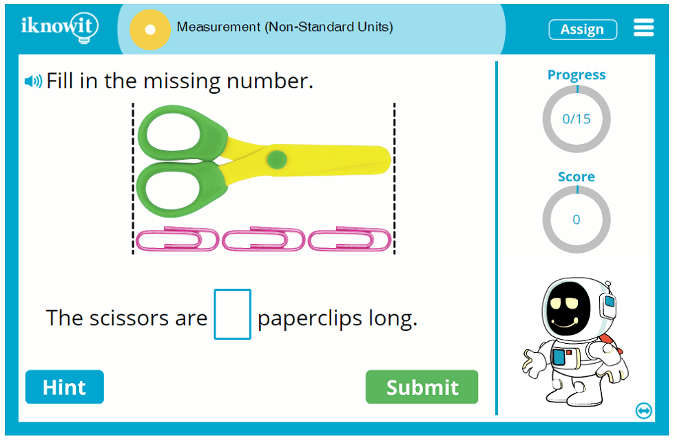 Interactive Math Lesson Measurement Non Standard Units 