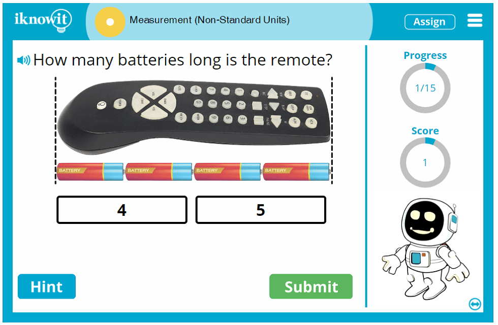 Interactive Math Lesson Measurement Non Standard Units 