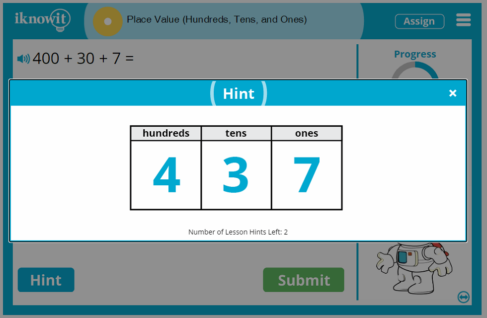 interactive math lesson place value with hundreds tens and ones