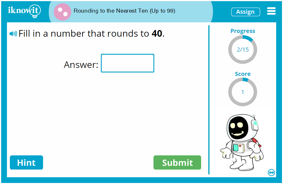 Math Game Rounding To Nearest Ten