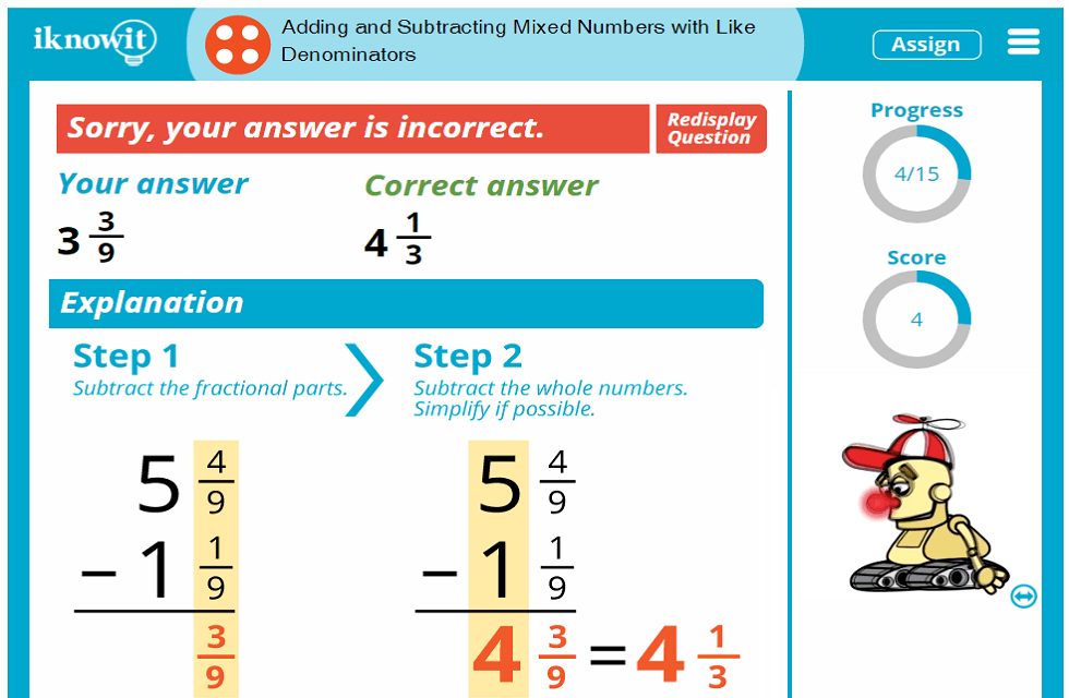 Adding And Subtracting Mixed Numbers With Like Denominators With Regrouping Worksheet
