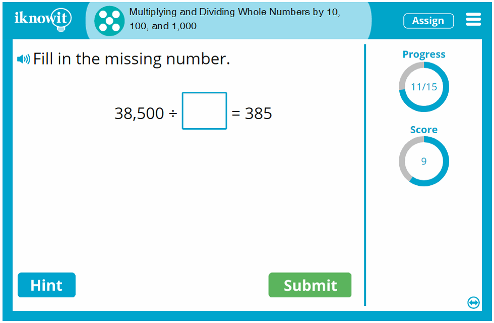 Interactive Math Lesson Multiplying And Dividing Whole Numbers By 10 