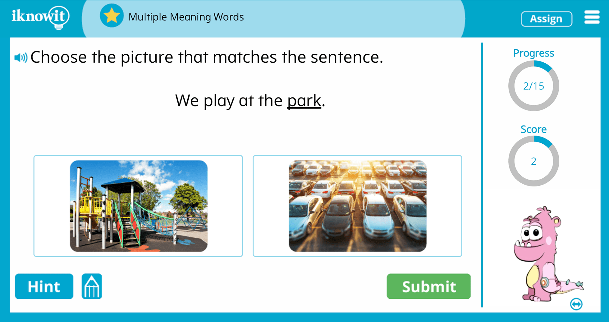 Kindergarten Multiple Meaning Words Homonyms Practice Interactive Game Kindergarten Multiple Meaning Words Homonyms Practice Interactive Game